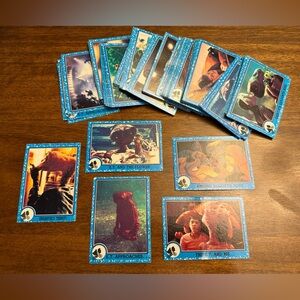 E.T. The Extra-Terrestrial Trading Card Set - Blue - 76 Cards